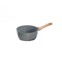 Cratita cu 1 maner, model Stone Cooking, suprafata antiaderenta, diametru 140mm, pretabila si pentru plita cu inductie