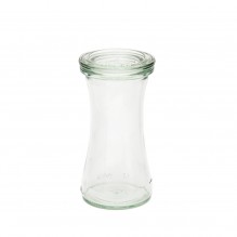 Borcan din sticla si capac, model Delikatessen-Glas, capacitate 110ml, diametru 40mm, inaltime 102mm