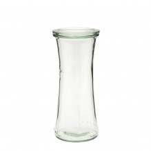 Borcan din sticla si capac, model Delikatessen-Glas, capacitate 730ml, diametru 80mm, inaltime 205mm