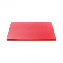Tocator bucatarie profesional din polietilena, culoare rosie, dimensiuni 530x325x15mm
