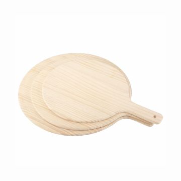 Platou servire pizza din lemn, 355x470x10mm