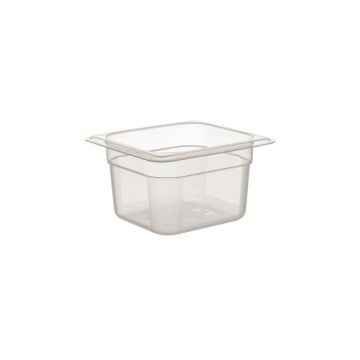 Cuva GN1/6 H100, polipropilena, culoare alba