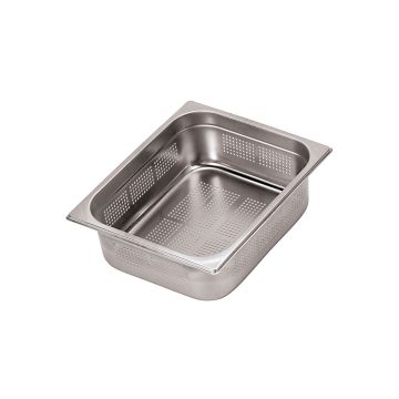 Cuva GN1/2, inaltime 100mm, inox, perforata