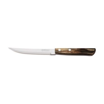 Cutit, inox, maner din lemn tratat, lama 127mm