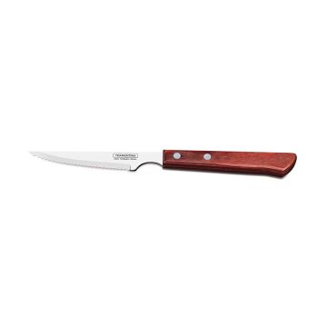 Cutit friptura, inox, maner din lemn tratat, lama 101mm