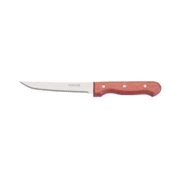 Cutit friptura, inox, maner din lemn, lama 127mm