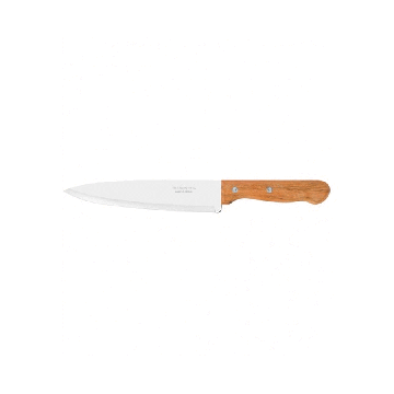 Cutitul bucatarului Tramontina Dynamic, lama 203 mm, inox, maner din lemn de Jatoba