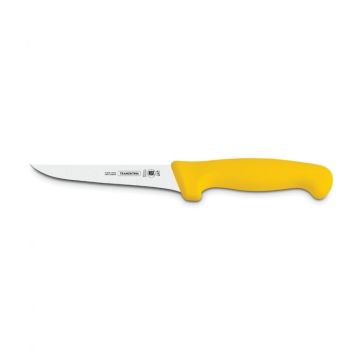 Cutit dezosat, inox, lama 127mm, maner din polipropilena, galben