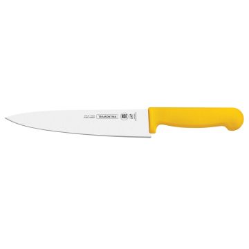 Cutit profesional pentru carne, lama otel inoxidabil 152mm, maner din polipropilena, galben