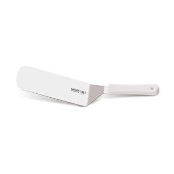Spatula, inox, maner culoare alba, lungime 433mm