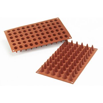 Forma din silicon, capacitate 66x3ml, diametru prajituri 18mm