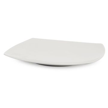 Farfurie intinsa forma patrata cu latura de 310 mm, portelan alb, linia Tokyo