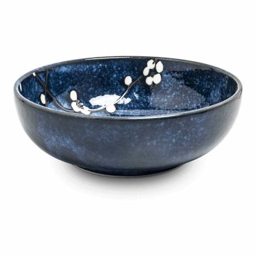 Bol model Hana Blue, diametru 155mm, culoare albastru inchis, inaltime 50mm