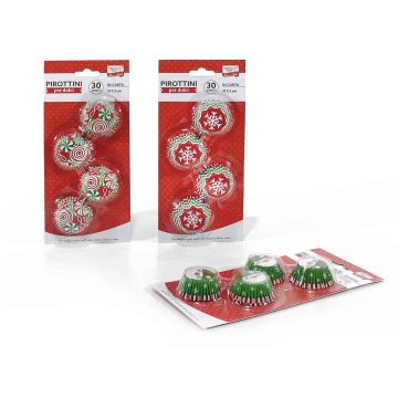 Set 30 forme pentru briose din hartie, diametru 73mm
