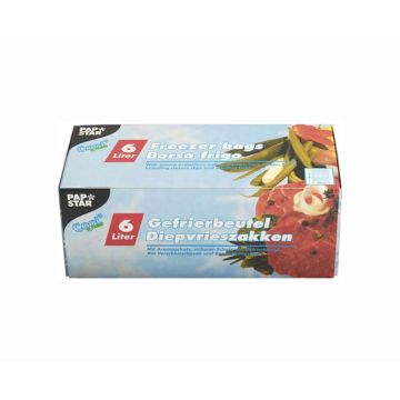 Set 45 pungi pentru congelare, grosime 35 microni, capacitate 6 litri