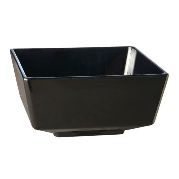 Bol, melamina, capacitate 0.5 litri, dimensiuni 125x125x60mm, alb