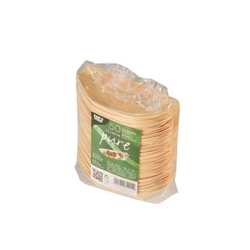 Set 50 bucati gondola, Fingerfood din bambus, lungime 110mm