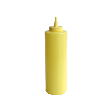 Sticla pentru sos, capacitate 720ml, culoare galben
