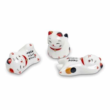 Suport betisoare chinezesti Maneki Neko, lungime 50mm, diverse modele