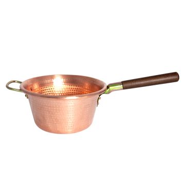 Cratita din cupru pentru sos, capacitate 3.5 litri, diametru 240, inaltime 130mm