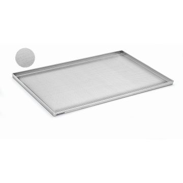 Tava perforata, aluminiu, grosime 1.5 mm, dimensiuni 600x800x20hmm