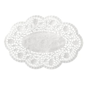 Set 500 suport pentru prajituri, culoare alb, dimensiuni 180x130mm
