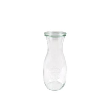 Carafa cu capac, capacitate 530ml, din sticla