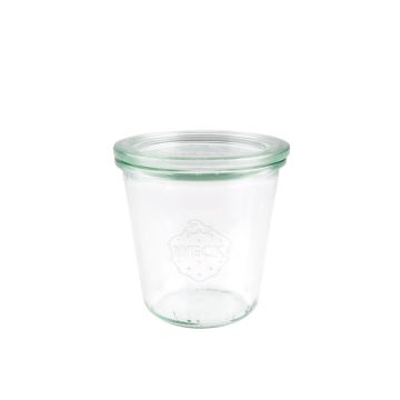 Borcan cu capac, model Mold, din sticla, capacitate 290ml