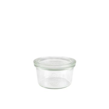 Borcan cu capac, model Mini Mold, din sticla, capacitate 165ml