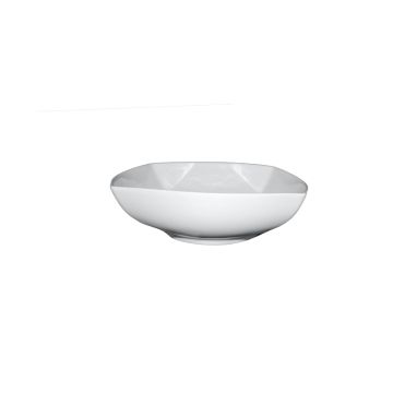 Castron, patrat, portelan, dimensiuni 280mm, alb