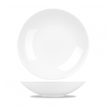 Farfurie adanca, rotunda, linia Alchemy-Balance, portelan alb, dimensiune 265mm