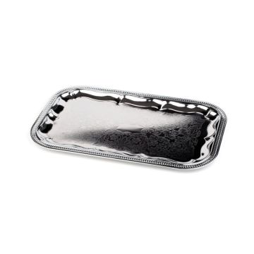 Tava, dreptunghiulara, dimensiuni 530x325mm, metal cromat