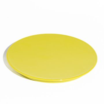 Tava rotunda pentru aperitive, melamina de culoare verde, diametru 175mm, inaltime 15mm