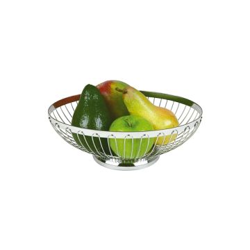 Cos pentru paine/fructe, inox, suprafata polisata cu aspect de oglinda