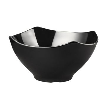 Bol, capacitate 6 litri, melamina, neagru, dimensiuni 350x350x170mm