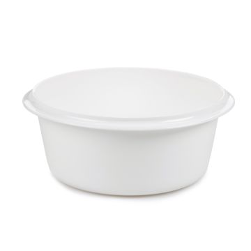 Castron rotund, capacitate 6.7 litr,i  culoare alb