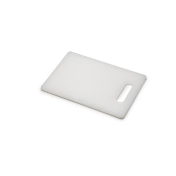Tocator bucatarie cu maner, culoare alba, dimensiuni 200x290x8.15hmm