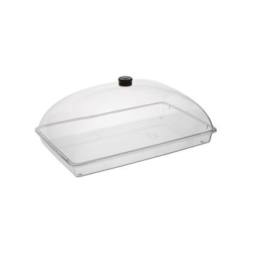 Set rectangular pentru expunere tort format din tava+capac