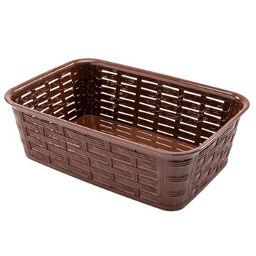 Cos rectangular pentru paine, ratan sintetic, dimensiuni 175x255x72hmm