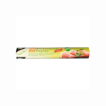 Set 100 hartii pentru impachetat sandwich-uri -dimensiuni 250x300mm, culoare alb