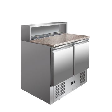 Banc refrigerant pentru pizza, capacitate neta 285 litri, temperatura de lucru +2°C/+8°C