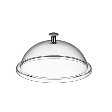 Capac rotund, policarbonat, diametru 150mm