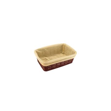 Cos pentru paine, ratan sintetic cu husa din material textil, dimensiuni 175x255x72mm