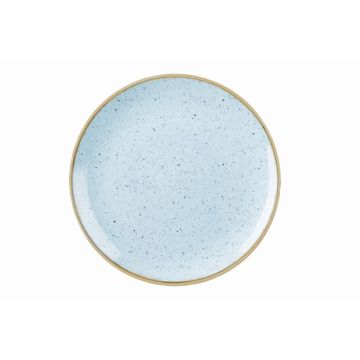 Farfurie rotunda portelan, culoare Duck Egg Blue, diametru 165mm 