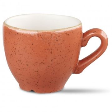 Ceasca espresso, din portelan super-vitrifiat de culoare Spiced Orange, capacitate 10cl