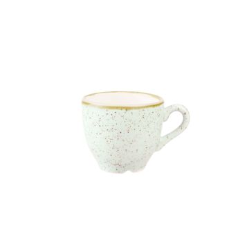 Ceasca espresso, portelan super-vitrifiat de culoare Barley White glazurat pe toata suprafata, capacitate 100ml