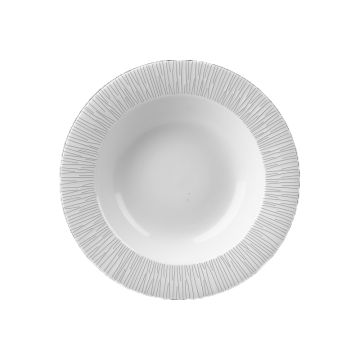 Farfurie adanca, portelan, diametru 252mm, capacitate 500 ml