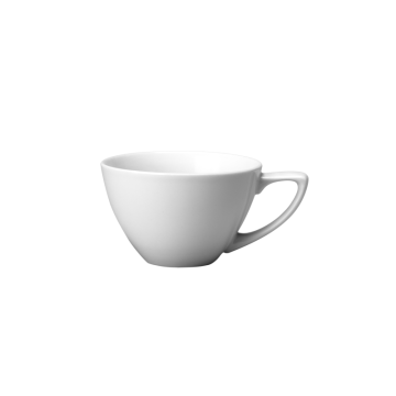 Ceasca pentru caffe latte,capacitate 284ml, din portelan super vitrifiat de culoare alba