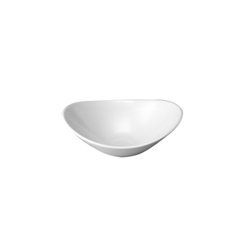 Castron oval portelan, capacitate 300 ml, dimensiuni 180x140mm
