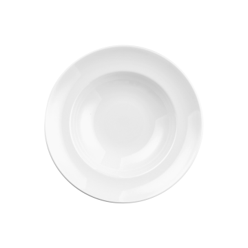 Farfurie rotunda pentru paste, portelan, capacitate 450ml, dimensiune 261mm